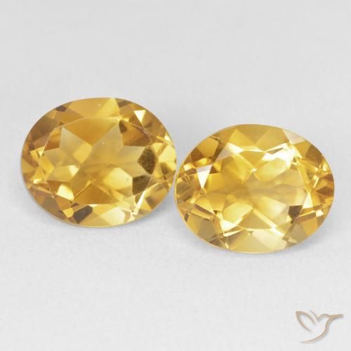 7.07ctw Natural ouro profundo Citrino, oval, VVS-VS