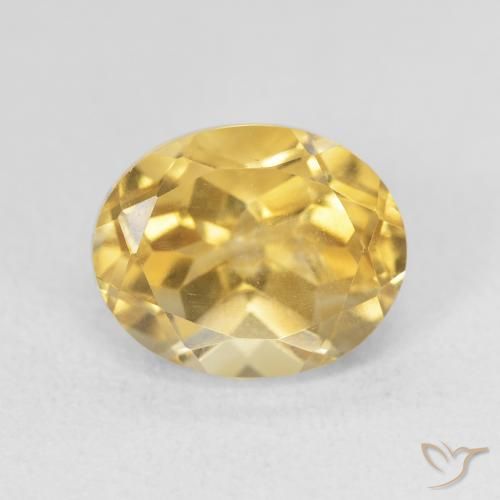 3.99ct Natural Dourado médio Citrino, oval, VVS