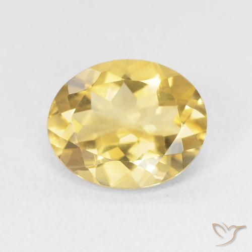 3.15ct Natural Dourado médio Citrino, oval, VVS