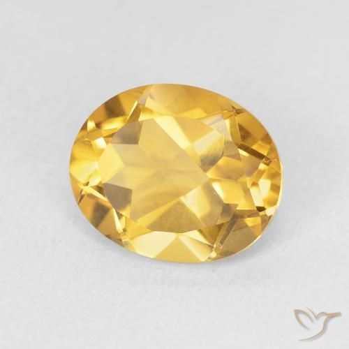 Citrino Dourado Escuro Natural 3.38ct, oval, VVS