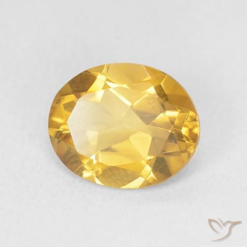 Citrino Dourado Natural 3.06ct, oval, VVS