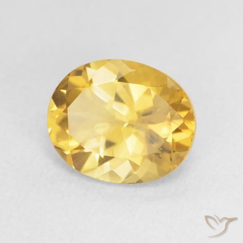 Citrino Dourado Natural 3.55ct, oval, VVS
