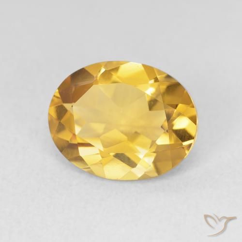 Citrino Dourado Natural 3.02ct, oval, VVS