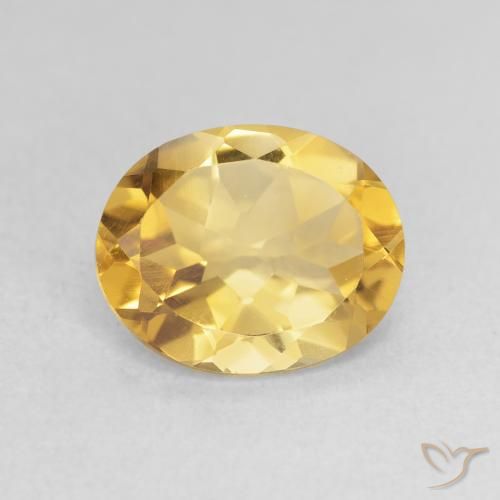 2.94ct Natural ouro profundo Citrino, oval, VS