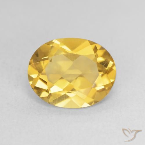3.00ct Natural ouro profundo Citrino, oval, VS