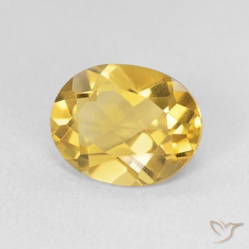 Citrino ouro profundo Natural 3.00ct, oval, VS