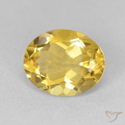 Citrino Laranja Dourada Natural 3.32ct, oval, VVS-VS
