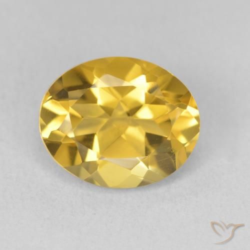 3.39ct Natural ouro profundo Citrino, oval, VVS-VS