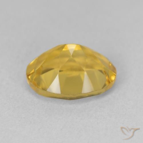 Citrino ouro profundo Natural 3.39ct, oval, VVS-VS