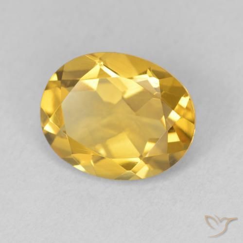 Citrino Dourado Natural 3.14ct, oval, VVS-VS