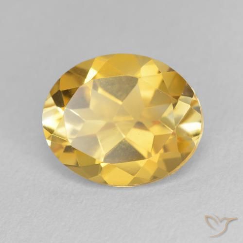 Citrino Laranja Dourada Natural 3.51ct, oval, VVS