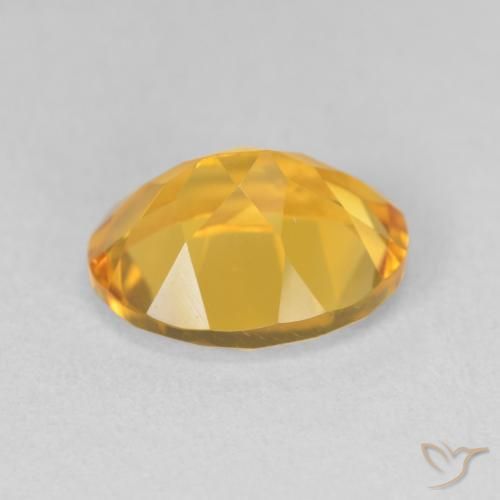 Citrino Laranja Dourada Natural 3.51ct, oval, VVS
