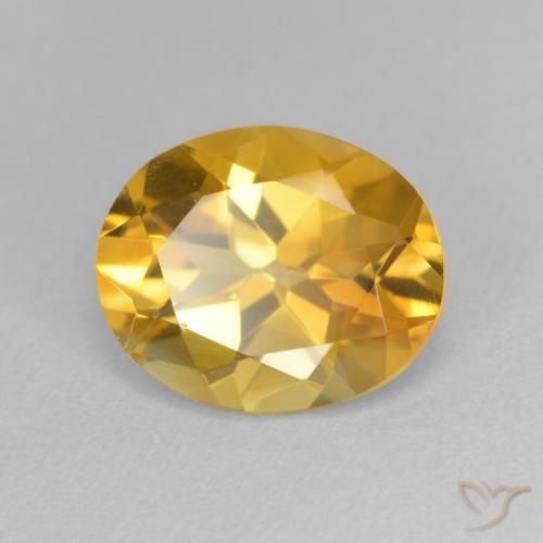 Citrino Dourado Natural 3.28ct, oval, VVS