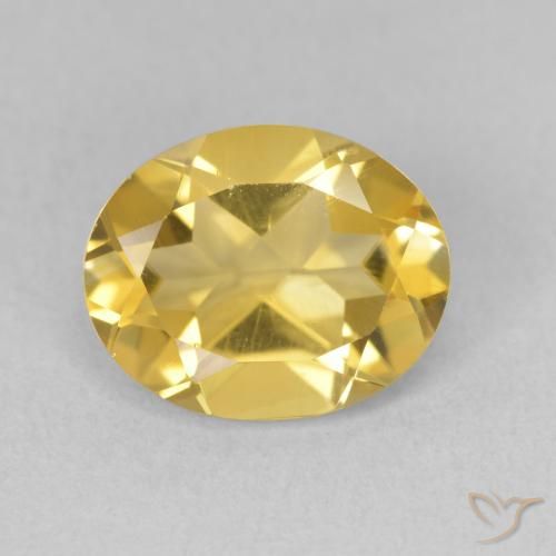 3.30ct Natural Dourado médio Citrino, oval, VS