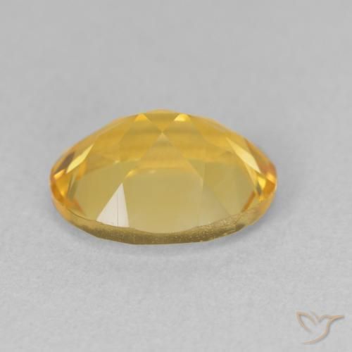 Citrino Dourado médio Natural 3.30ct, oval, VS
