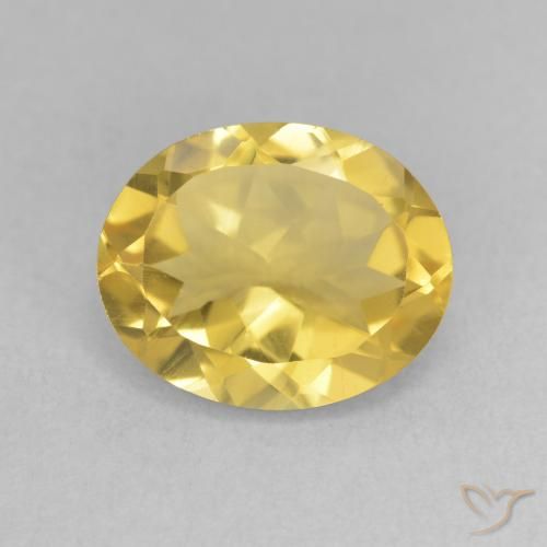 3.18ct Natural Laranja Dourada Citrino, oval, VVS-VS