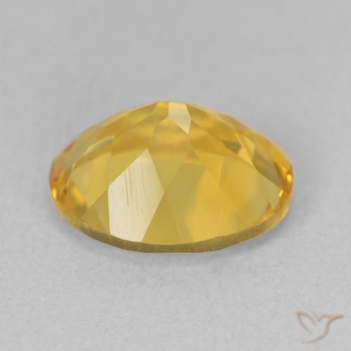 Citrino Laranja Dourada Natural 4.36ct, oval, VS
