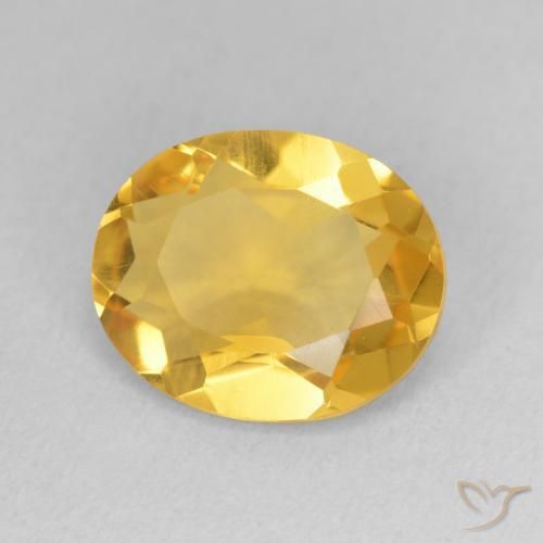 Citrino ouro profundo Natural 3.02ct, oval, VS