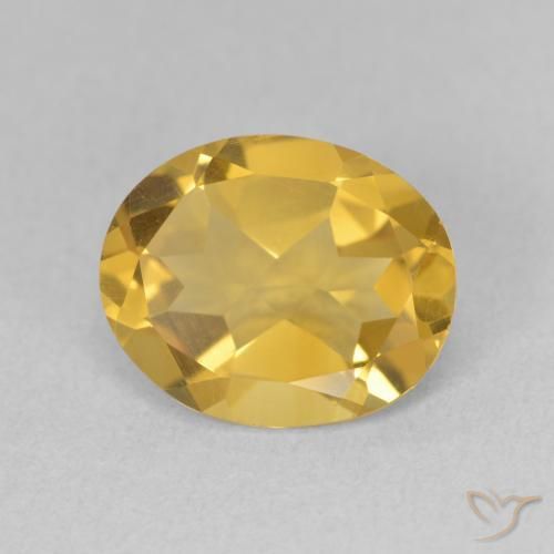 Citrino Dourado Natural 2.95ct, oval, VS