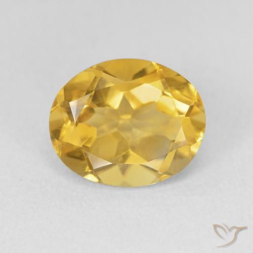 3.32ct Natural Laranja Dourada Citrino, oval, VVS-VS