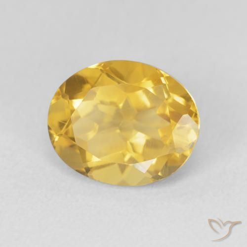 Citrino Laranja Dourada Natural 3.32ct, oval, VVS-VS