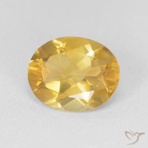 Citrino Dourado Natural 3.11ct, oval, VVS-VS