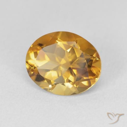 Citrino Laranja-Ouro Natural 3.06ct, oval, VVS-VS