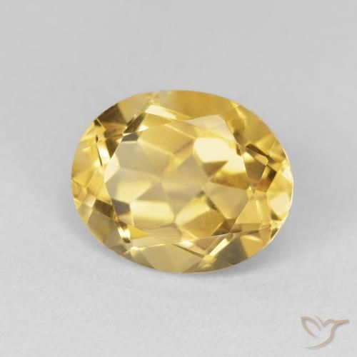 Citrino Dourado Natural 3.43ct, oval, VVS-VS