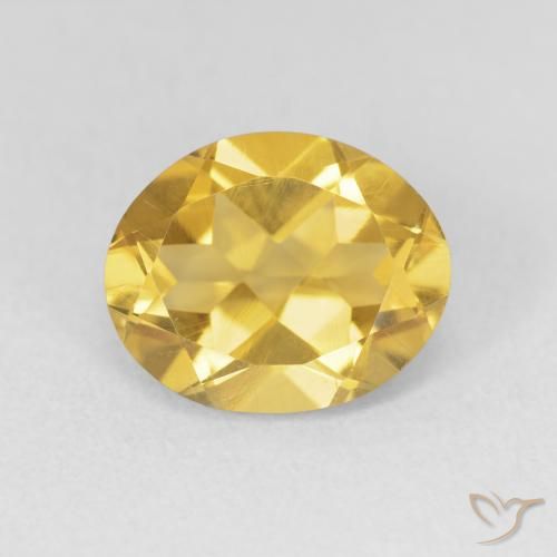 3.20ct Natural Dourado médio Citrino, oval, VVS-VS