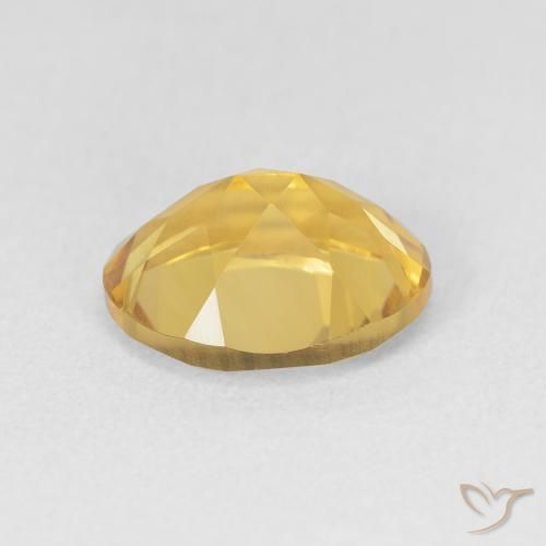 Citrino Dourado médio Natural 3.20ct, oval, VVS-VS
