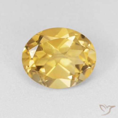 3.59ct Natural Laranja Dourada Citrino, oval, VVS-VS
