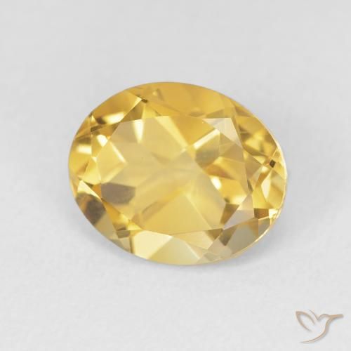 Citrino Laranja Dourada Natural 3.59ct, oval, VVS-VS