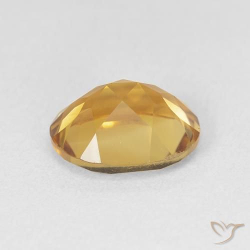Citrino Medium Dark-Golden Natural 3.20ct, oval, VVS-VS