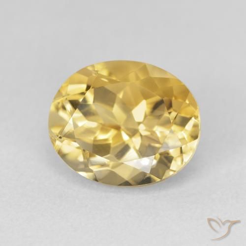 Citrino Laranja Dourada Natural 4.03ct, oval, VVS-VS