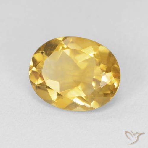 Citrino Dourado Natural 3.18ct, oval, VVS-VS