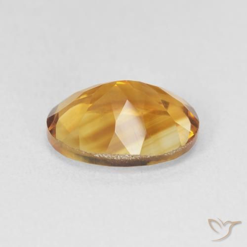 Citrino Laranja Dourada Natural 3.11ct, oval, VVS-VS