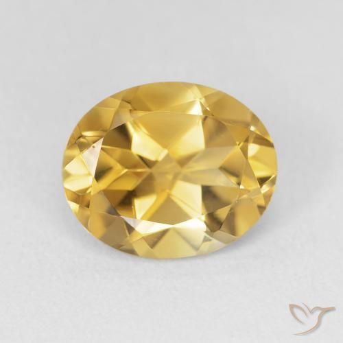3.25ct Natural ouro profundo Citrino, oval, VVS-VS