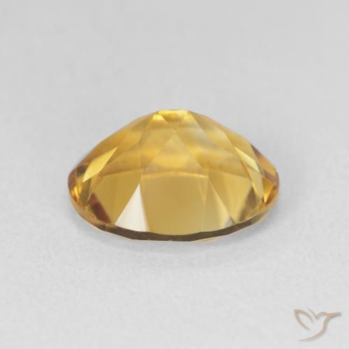 Citrino ouro profundo Natural 3.25ct, oval, VVS-VS
