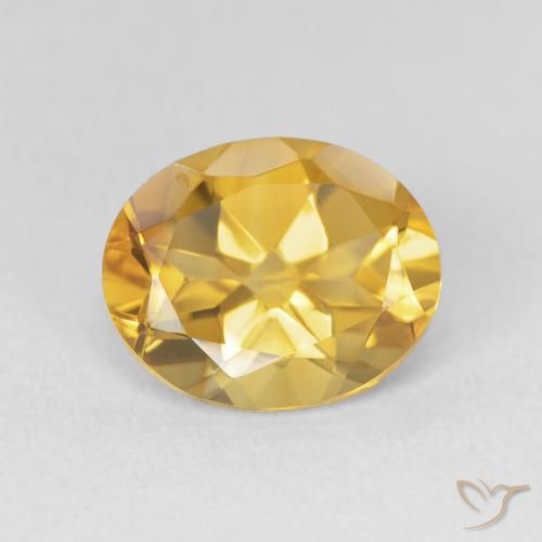 3.32ct Natural ouro brilhante Citrino, oval, VVS-VS