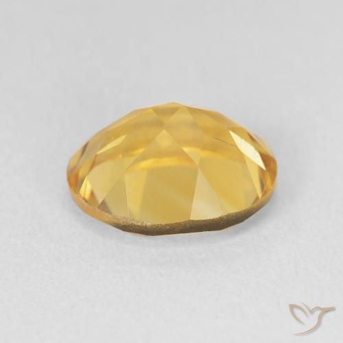 Citrino ouro profundo Natural 3.52ct, oval, VVS-VS