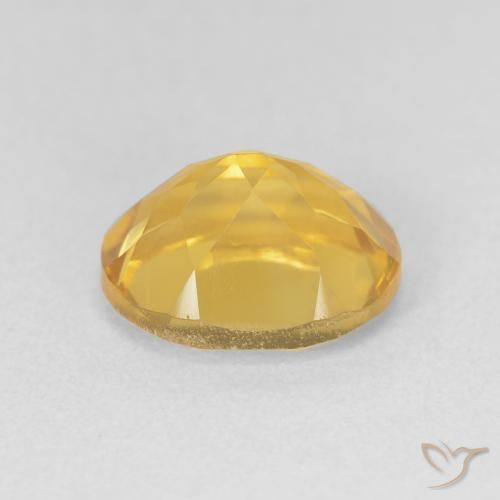 Citrino Laranja Dourada Natural 3.78ct, oval, VVS-VS
