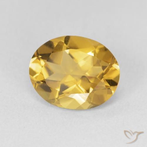 Citrino Dourado Natural 3.11ct, oval, VVS-VS