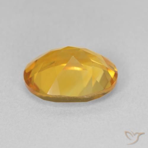 Citrino ouro médio Natural 3.11ct, oval, VVS
