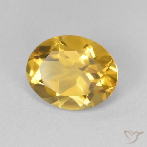 Citrino Dourado Natural 3.03ct, oval, VVS-VS