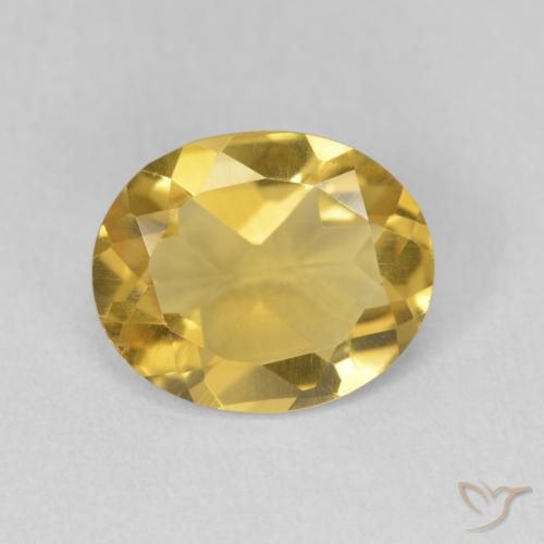 2.44ct Natural Dourado médio Citrino, oval, VVS-VS