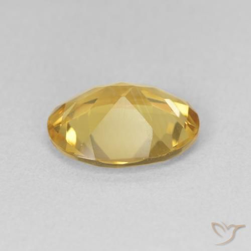 Citrino Dourado médio Natural 2.44ct, oval, VVS-VS