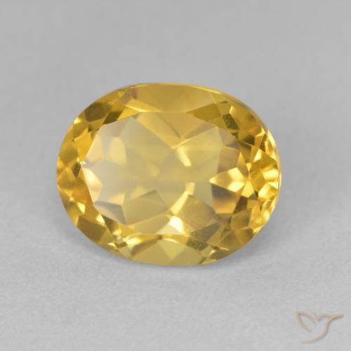 Citrino Dourado Natural 3.54ct, oval, VVS-VS