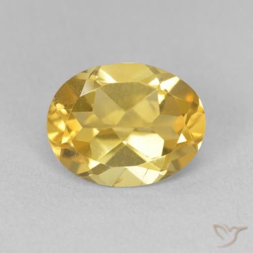 2.87ct Natural Laranja Dourada Citrino, oval, VVS-VS