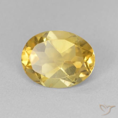 Citrino Laranja Dourada Natural 2.87ct, oval, VVS-VS