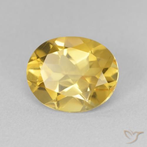 Citrino Laranja Dourada Natural 2.94ct, oval, VVS-VS